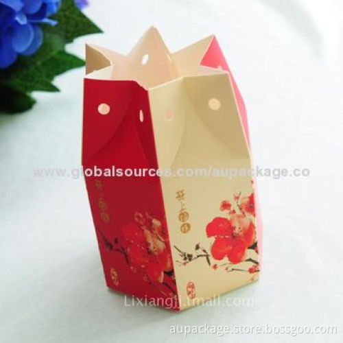 Gift Box for Candy, Coming in Beautiful Shape, Customized Sizes and Materials, Excellent Printing
